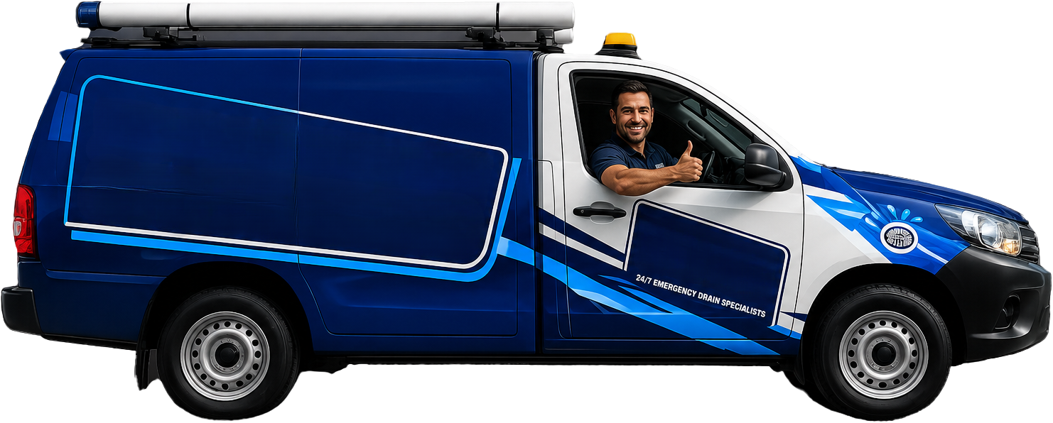 Manly Blocked Drains service van