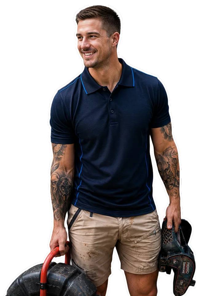 Plumber with drain cleaning equipment in Manly